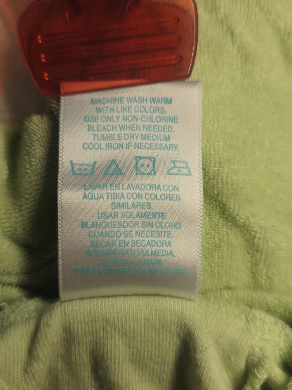 Soft Green Baby Footed One Piece Baby Connection - Picture 4 of 4